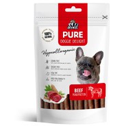 PET'S DESSERT Pure Doggie Delight Hypoallergenic, XS-XL, Vită, punguță recompense monoproteice fără cereale câini, alergii, 80g - 1