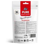 PET'S DESSERT Pure Doggie Delight Hypoallergenic, XS-XL, Vită, punguță recompense monoproteice fără cereale câini, alergii, 80g - 3