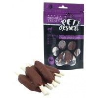 PET'S DESSERT Stick, XS-XL, Miel și Brânză, punguță recompense fără cereale câini, 80g - 1