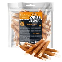 PET'S DESSERT Stick, XS-XL, Pui, punguță recompense fără cereale câini, 500g - 1