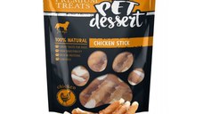 PET'S DESSERT Stick, XS-XL, Pui, punguță recompense fără cereale câini, 80g