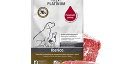 PLATINUM Adult Iberico, hrana semiumeda fara cereale pentru caini, XS-XL, 1.5 kg