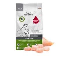 PLATINUM Adult, XS-XL, Pui, hrană uscată câini, semimoist, 5kg - 1
