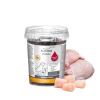 PLATINUM Fit-Sticks, XS-XL, Pui și Iepure, bol recompense câini, 300g - 2