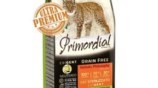 PRIMORDIAL Holistic Neutered Exigent, hrana uscata fara cereale pentru pisici sterilizate cu somon si prepeliță, 6kg