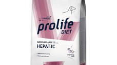 PROLIFE Hepatic, M-XL, Pui, dietă veterinară, hrană uscată câini, sistem hepatic, 2kg