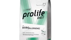 PROLIFE Hypoallergenic, Rață, dietă veterinară, hrană uscată pisici, alergii, 1.5kg