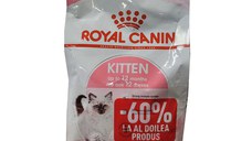 PROMO ROYAL CANIN Kitten, hrană uscată pisici junior, 400g, 60% REDUCERE la al Doilea Produs