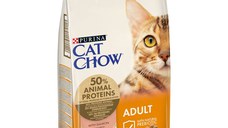 PURINA Cat Chow Adult, Somon, hrană uscată pentru pisici, 15kg