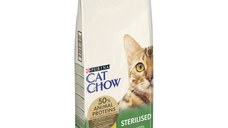 PURINA Cat Chow Sterilised, Pui, hrană uscată pentru pisici sterilizate, 15kg