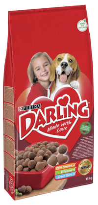PURINA Darling Adult, Vită cu Legume, hrană uscată pentru câini PURINA Darling Adult, Vită, Pui cu Legume, hrană uscată pentru câini, 15kg - 2