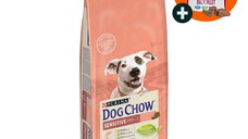 PURINA Dog Chow Adult Sensitive, Somon, hrană uscată câini, sensibilități digestive, 14kg