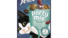 PURINA Felix Party Mix Ocean Mix, recompense pisici, Somon, Pește Pollock și Păstrăv, 60g