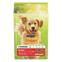 PURINA Friskies Adult Active, Vită, hrană uscată câini, activitate intensă, 10kg - 1