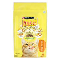 PURINA Friskies Adult, Pui cu Legume, hrană uscată pisici, 10kg - 1