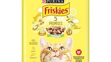 PURINA Friskies Adult, Pui, plic hrană umedă pisici, (în sos), 85g