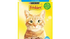 PURINA Friskies Adult, Somon, plic hrană umedă pisici, (în sos), 85g