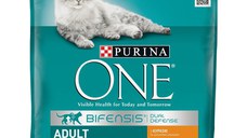 PURINA One Adult, Pui cu Cereale Integrale, hrană uscată pisici, 800g