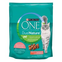 PURINA One DualNature, Somon, hrană uscată pisici sterilizate, 750g - 1