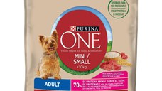 PURINA One Mini Adult, Vită cu Orez, hrană uscată câini, 800g