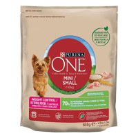 PURINA One Mini Controlul Greutății, Curcan cu Orez, hrană uscată câini, managementul greutății, 800g - 1