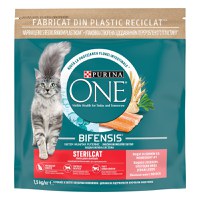 PURINA One Sterilcat, Somon cu Grâu, hrană uscată pisici sterilizate, 1.5kg - 6