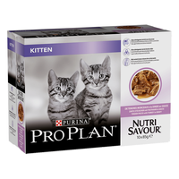 PURINA Pro Plan Nutrisavour Junior, Curcan, hrană umedă pisici junior, (în sos) PURINA Pro Plan Nutrisavour Junior, Curcan, pachet economic plic hrană umedă pisici junior, (în sos), 85g x 10 - 4