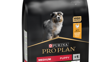 PURINA Pro Plan Puppy M, Pui, hrană uscată câini junior, 3kg