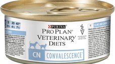 PURINA Pro Plan Veterinary Diets Canine & Feline Convalescence Mousse, dietă veterinară câini și pisici, conservă hrană umedă, convalescență, 195g