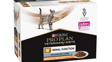 PURINA Pro Plan Veterinary Diets NF Advance Care, Pui, dietă veterinară, plic hrană umedă pisici, sistem renal, (în aspic), bax, 850g