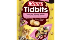 Recompense INABA Churu Tidbits pentru Pisici, Ton si Somon, Fara Cereale, 36g
