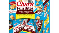 Recompense pentru Pisici INABA Churu Fun Bites cu Pui si Ton, Fara Cereale, 96g