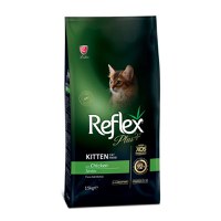 REFLEX Plus Kitten, Pui, hrană uscată pisici junior, 15kg - 1