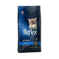 REFLEX Plus Kitten, Somon, hrană uscată pisici junior, 15kg - 1
