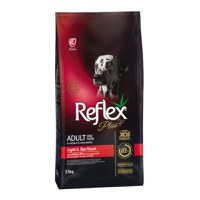 REFLEX Plus Light & Sterilised, M-L, Miel și Orez, hrană uscată câini sterilizați, obezitate, 15kg - 1