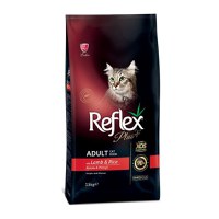 REFLEX Plus, Miel și Orez, hrană uscată pisici, 15kg - 2