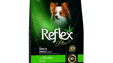 REFLEX Plus Mini & Small Breeds, XS-S, Pui, hrană uscată câini, 3kg