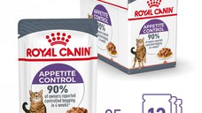 ROYAL CANIN Appetite Control Care Adult hrană umedă pisici reglarea apetitului (în sos), bax, 85g x 12buc