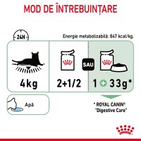 ROYAL CANIN Digest Sensitive Care Adult, hrană umedă pisici, confort digestiv, (în sos), 85g - 6