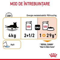 ROYAL CANIN Hair & Skin Care Adult, hrană umedă pisici, piele & blană, (în sos), bax, 85g x 12buc - 6