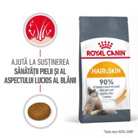 ROYAL CANIN Hair & Skin Care Adult, hrană uscată pisici, piele & blană, 4kg - 1