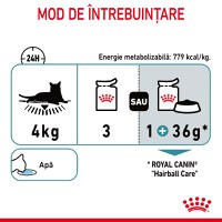 ROYAL CANIN Hairball Care Adult, hrană umedă pisici, limitarea ghemurilor de blană, (în sos), 85g - 6