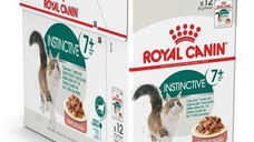 Royal Canin Instinctive 7+, hrană umedă pisici, (în sos) Royal Canin Instinctive 7+, bax hrană umedă pisici, (în sos), 85g x 12
