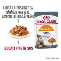 Royal Canin Intense Beauty Care Adult, hrană umedă pisici, piele și blană, (în sos) ROYAL CANIN Feline Care Nutrition Hair&Skin Care, plic hrană umedă pisici, piele și blană, (în sos), 85g - 11