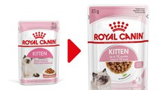 Royal Canin Kitten, hrană umedă pisici, (în sos) ROYAL CANIN Kitten, plic hrană umedă pisici, (în sos), 85g