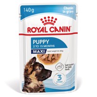 ROYAL CANIN Maxi Puppy, hrană umedă câini junior, (în sos), 140g - 2