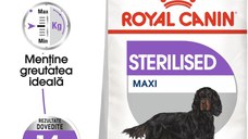 Royal Canin Maxi Sterilised Adult, hrană uscată câini sterilizați, 12kg