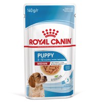 ROYAL CANIN Medium Puppy, hrană umedă câini junior, (în sos), 140g - 3