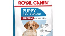 ROYAL CANIN Medium Puppy, hrană uscată câini junior, 12kg