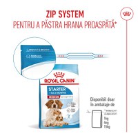 ROYAL CANIN Medium Starter Mother & Babydog, mama și puiul, hrană uscată câini, 4kg - 12